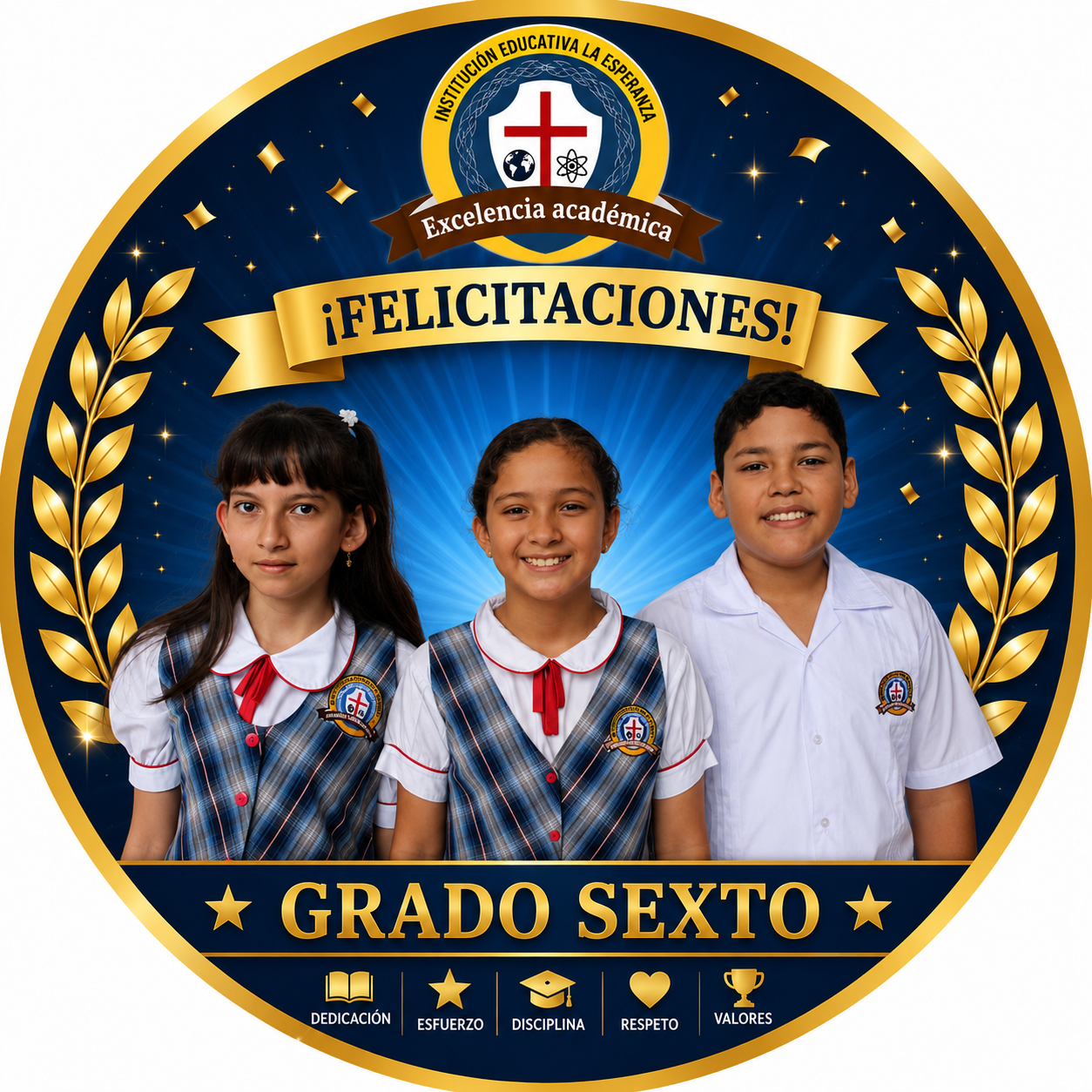 Estudiante destacado de sexto - primer período